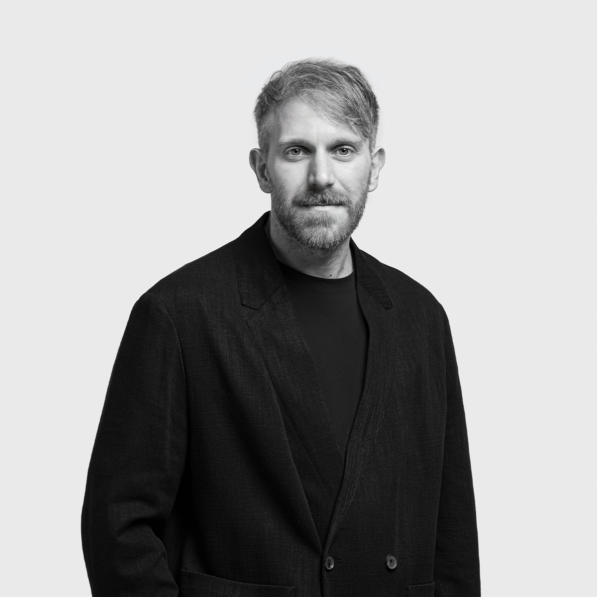 Foto in bianco e nero di Luca Boncompagni, Chief Creative Officer in LePub Milan.